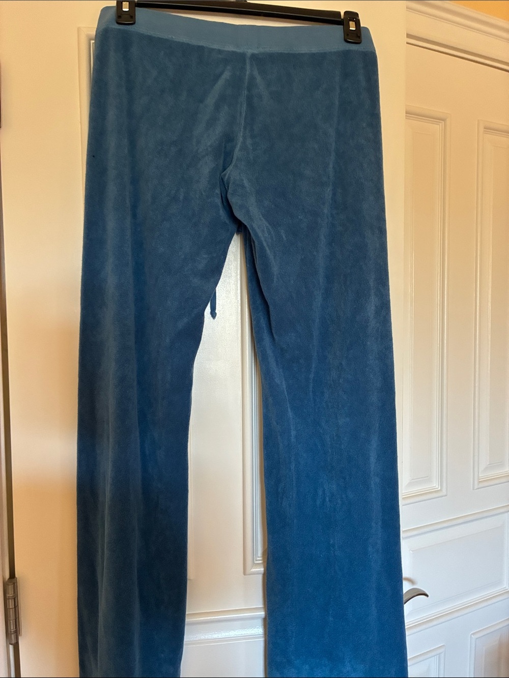 Juicy Couture Light Blue Terry Cloth Drawstring Lounge Pants - Picture 4 of 5